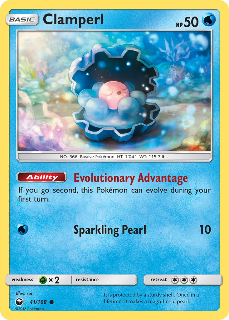 Clamperl (41/168) [Sun & Moon: Celestial Storm] | Jack's On Queen
