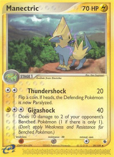 Manectric (39/109) [EX: Ruby & Sapphire] | Jack's On Queen