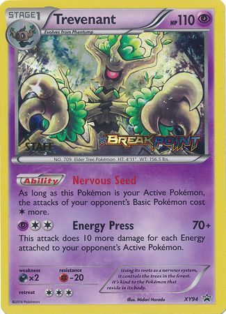 Trevenant (XY94) (Staff) [XY: Black Star Promos] | Jack's On Queen