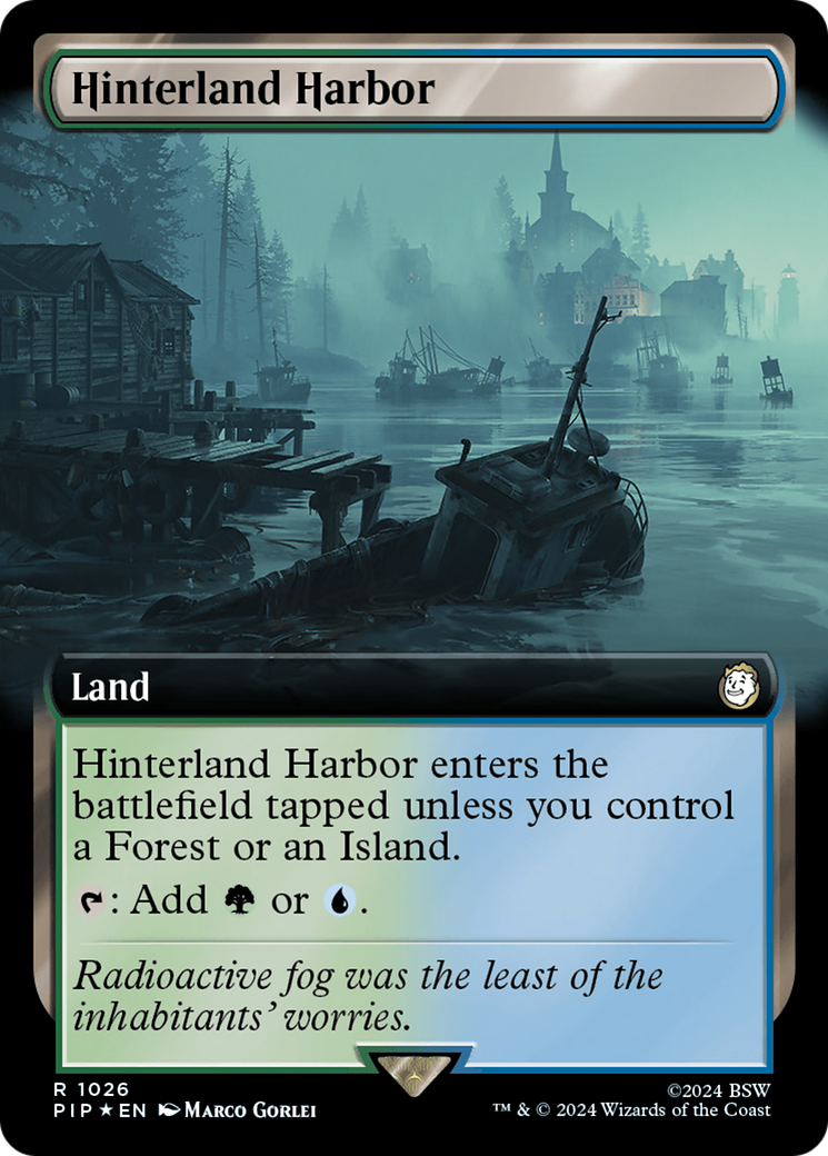 Hinterland Harbor (Extended Art) (Surge Foil) [Fallout] | Jack's On Queen
