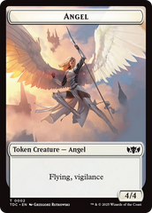 Angel // Spirit Double-Sided Token [Tarkir: Dragonstorm Commander Tokens] | Jack's On Queen