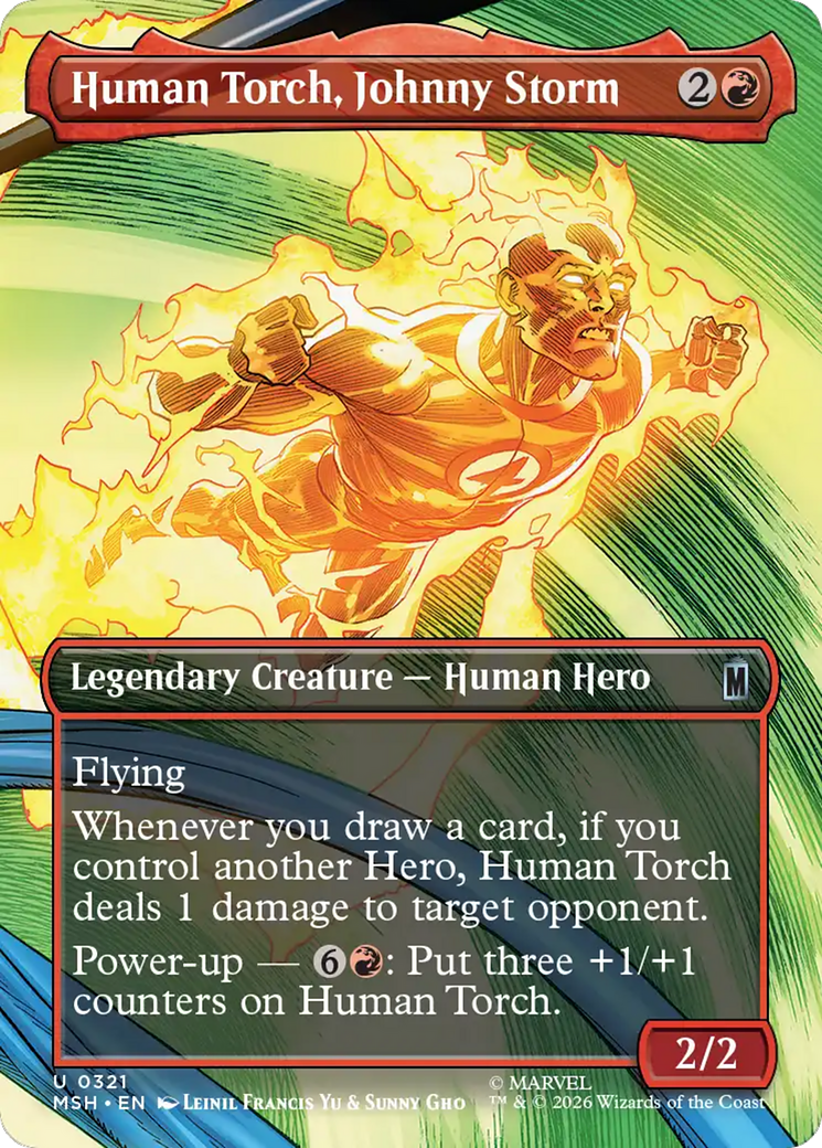 Human Torch, Johnny Storm (Borderless) [Marvel Super Heroes] | Jack's On Queen