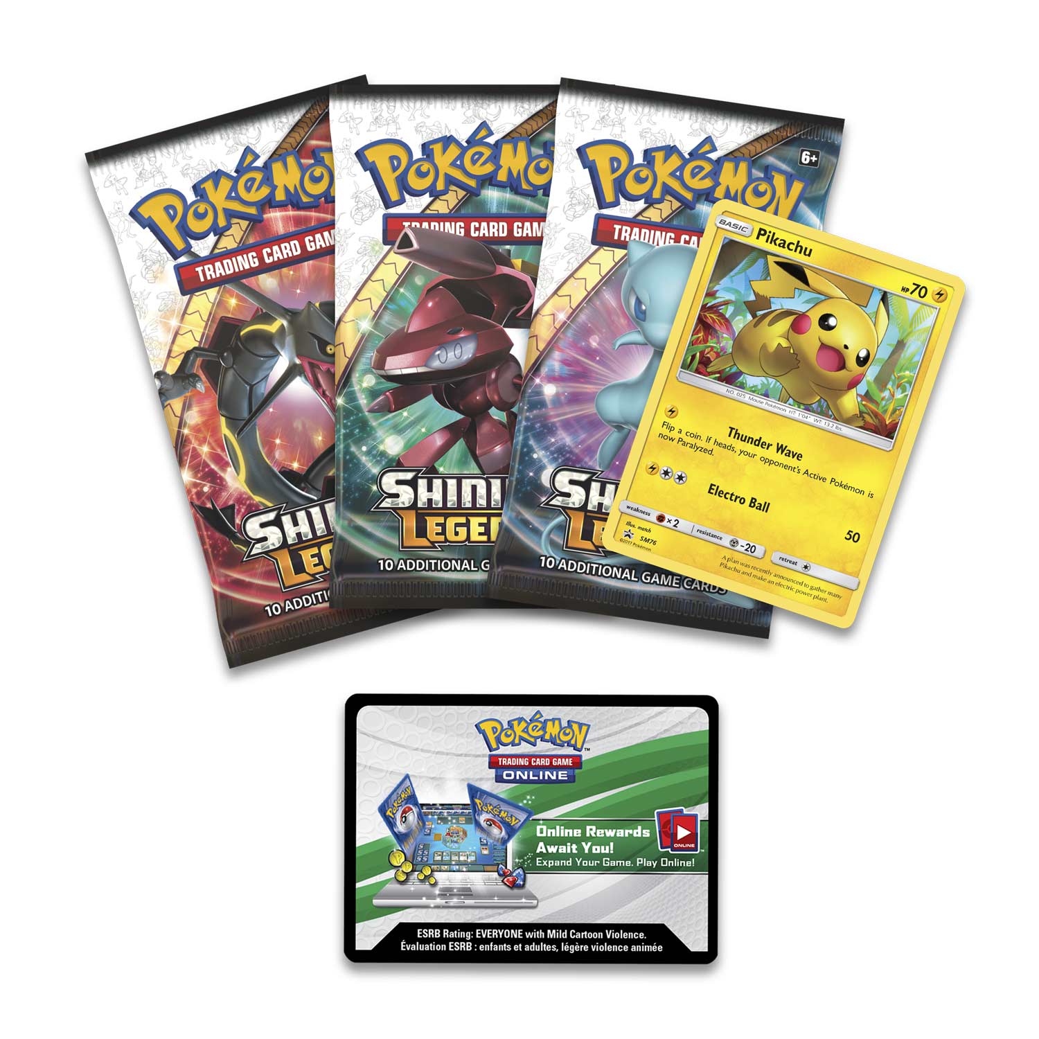 Shining Legends - Pin Collection (Pikachu) | Jack's On Queen