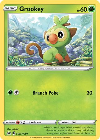 Grookey (SWSH001) [Sword & Shield: Black Star Promos] | Jack's On Queen