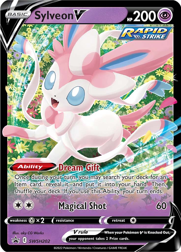 Sylveon V (SWSH202) [Sword & Shield: Black Star Promos] | Jack's On Queen