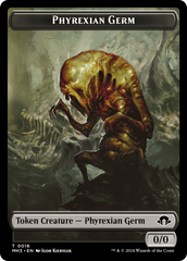 Phyrexian Germ // Blood Double-Sided Token [Modern Horizons 3 Tokens] | Jack's On Queen