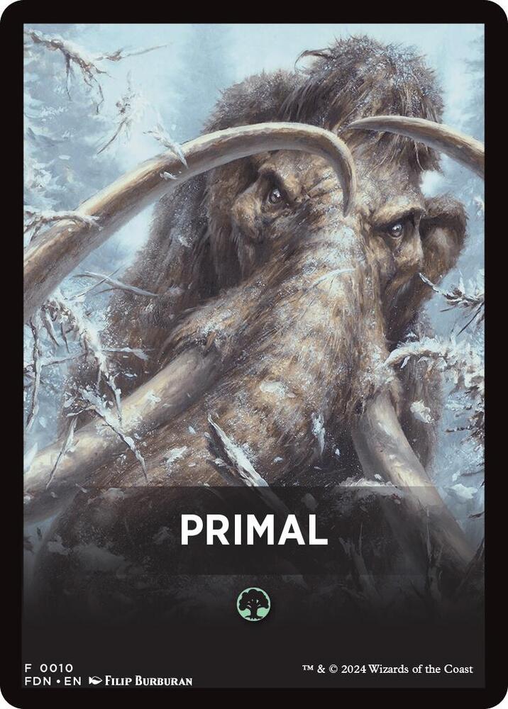 Primal Theme Card [Foundations Tokens] | Jack's On Queen