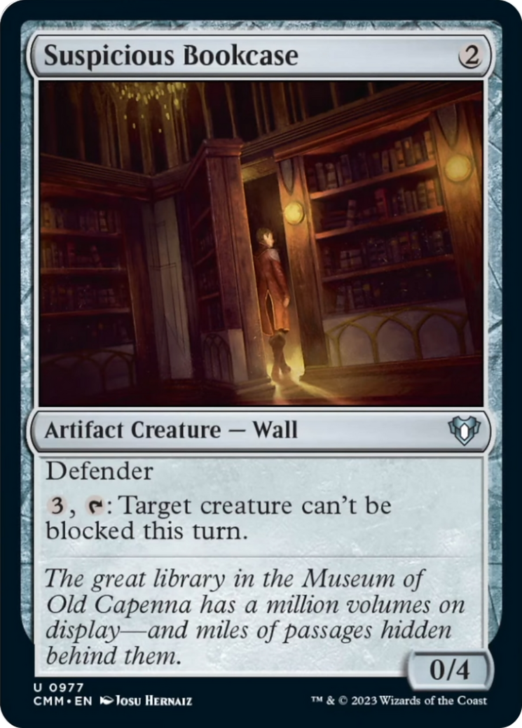 Suspicious Bookcase [Commander Masters] | Jack's On Queen