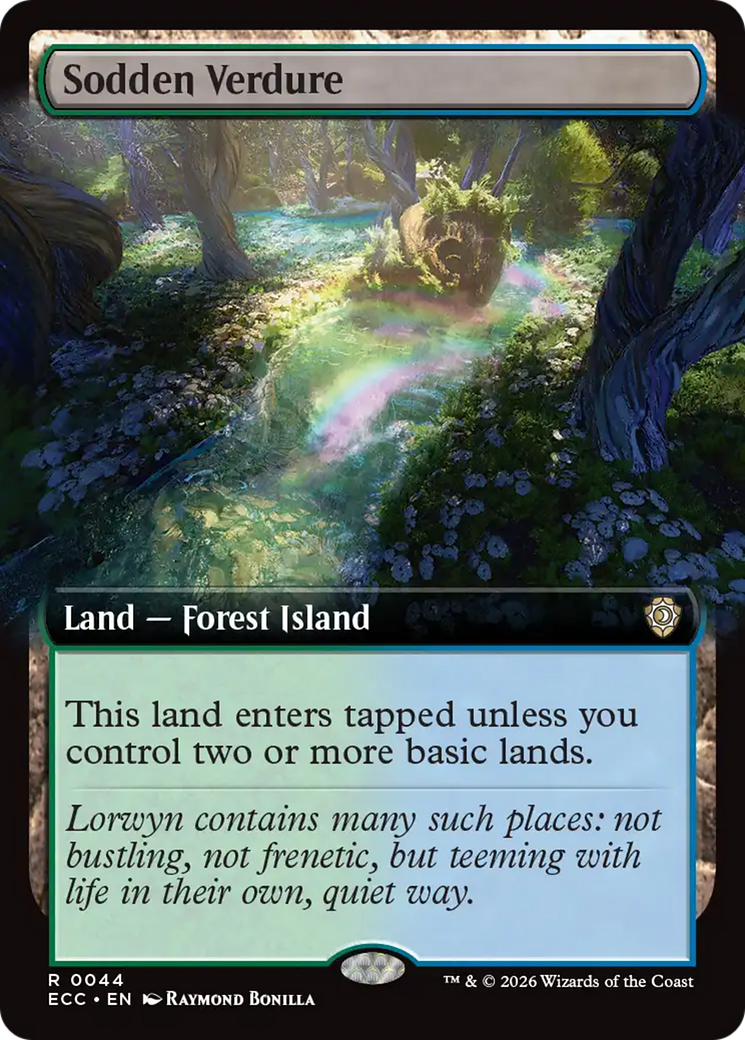Sodden Verdure (Extended Art) [Lorwyn Eclipsed Commander] | Jack's On Queen