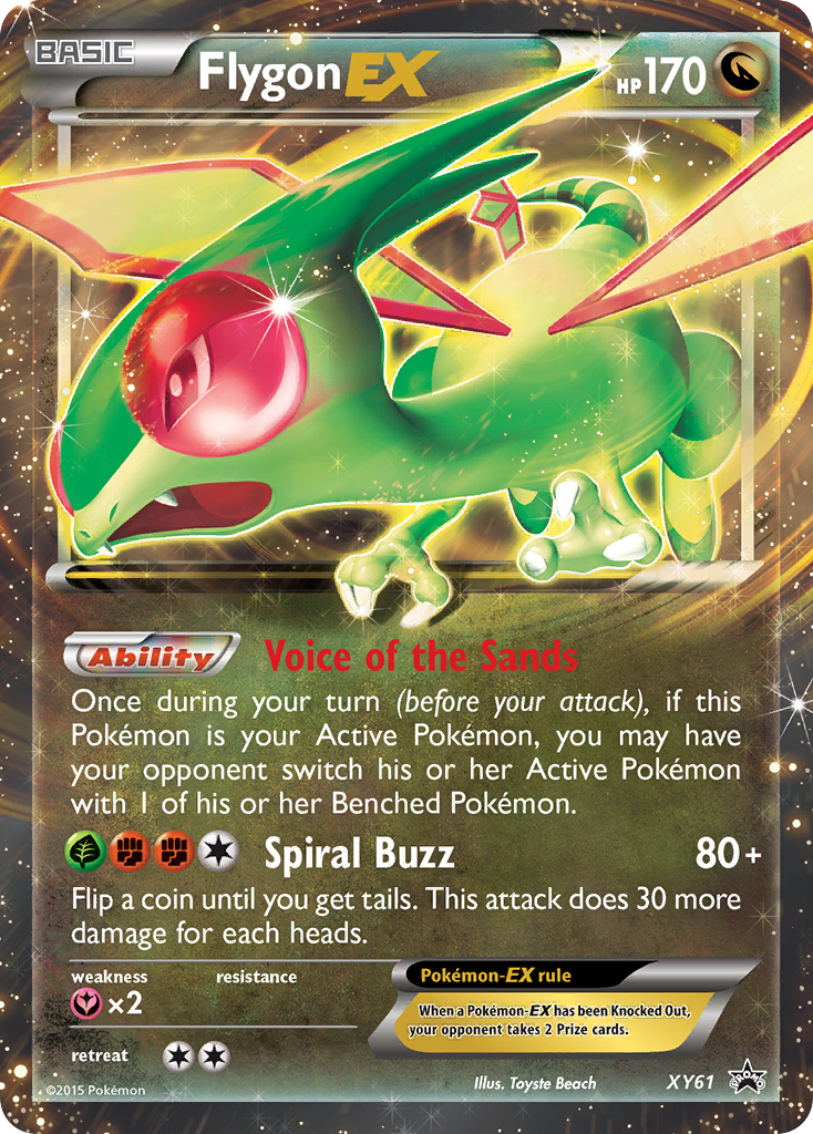 Flygon EX (XY61) [XY: Black Star Promos] | Jack's On Queen