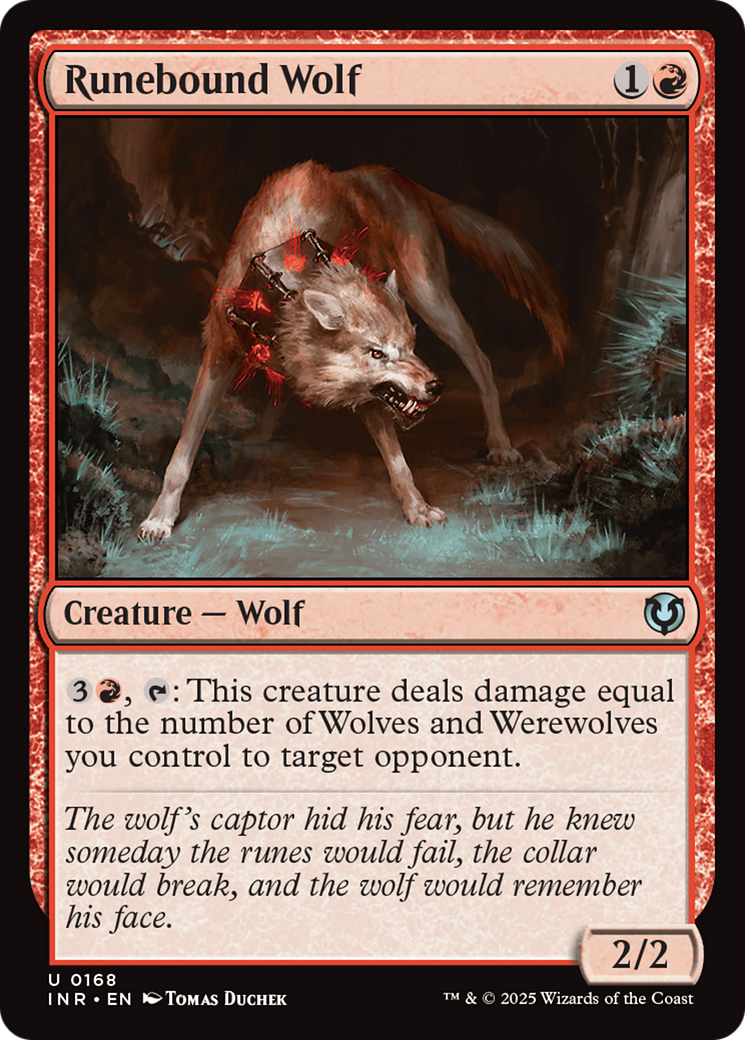 Runebound Wolf [Innistrad Remastered] | Jack's On Queen