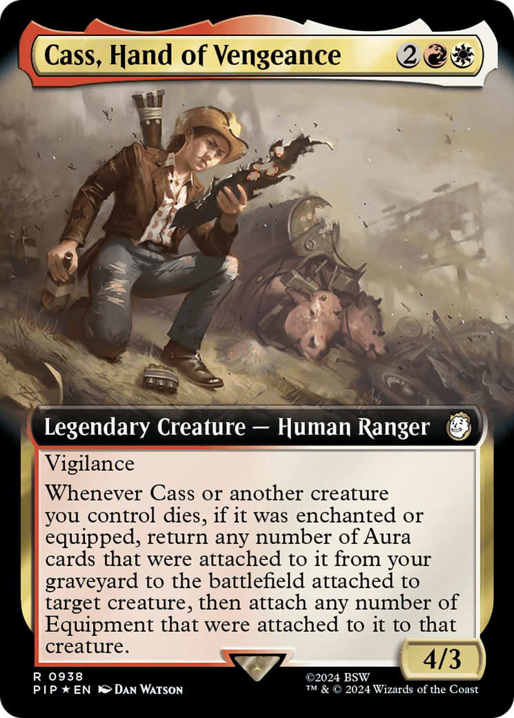 Cass, Hand of Vengeance (Extended Art) (Surge Foil) [Fallout] | Jack's On Queen