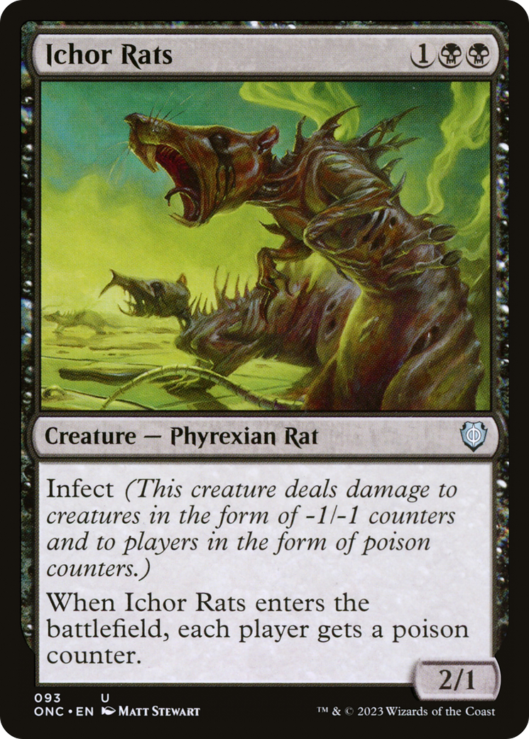 Ichor Rats [Phyrexia: All Will Be One Commander] | Jack's On Queen