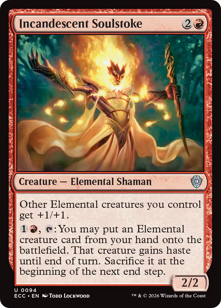 Incandescent Soulstoke [Lorwyn Eclipsed Commander] | Jack's On Queen