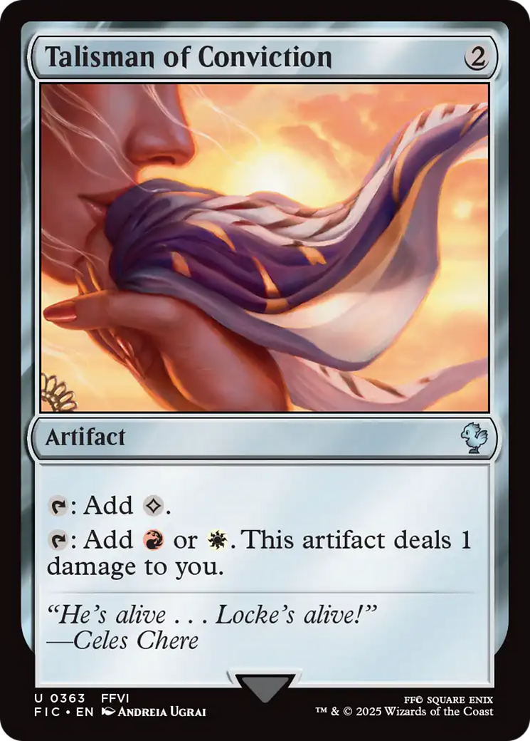 Talisman of Conviction [FINAL FANTASY Commander] | Jack's On Queen