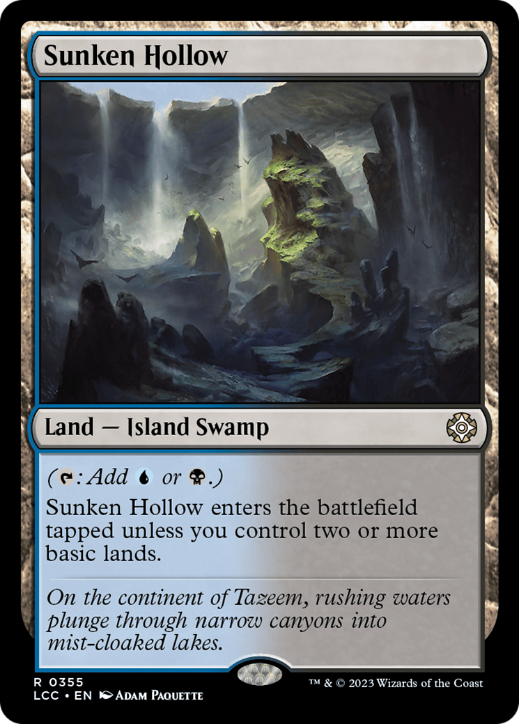 Sunken Hollow [The Lost Caverns of Ixalan Commander] | Jack's On Queen