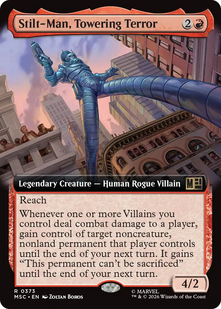 Stilt-Man, Towering Terror (Extended Art) [Marvel Super Heroes Commander] | Jack's On Queen