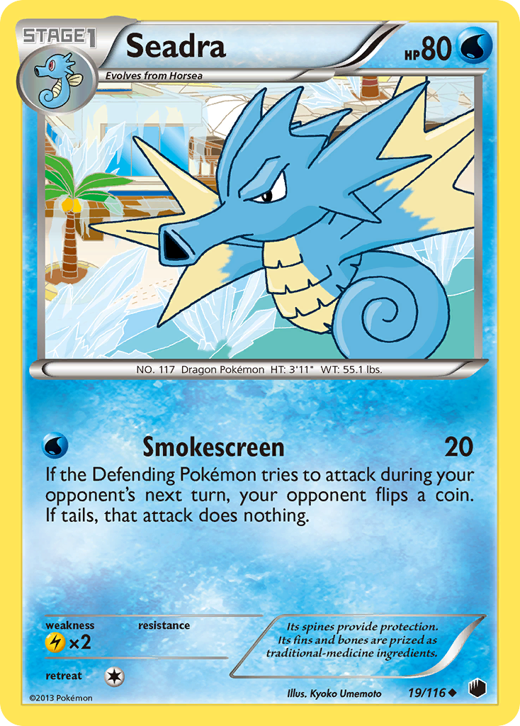 Seadra (19/116) [Black & White: Plasma Freeze] | Jack's On Queen