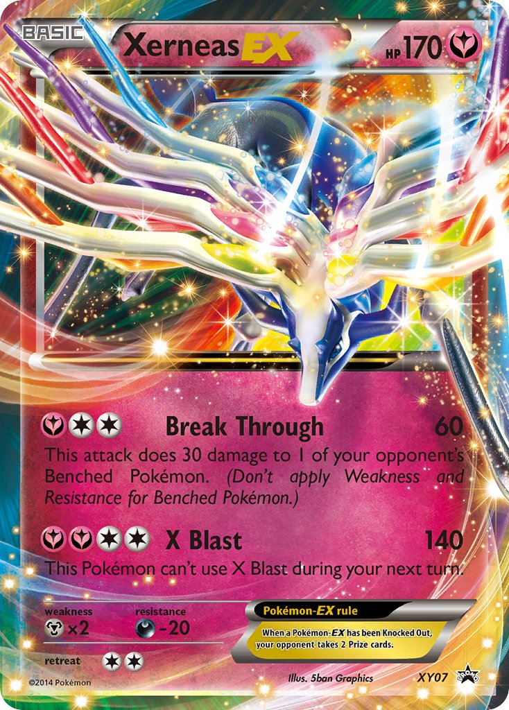 Xerneas EX (XY07) [XY: Black Star Promos] | Jack's On Queen