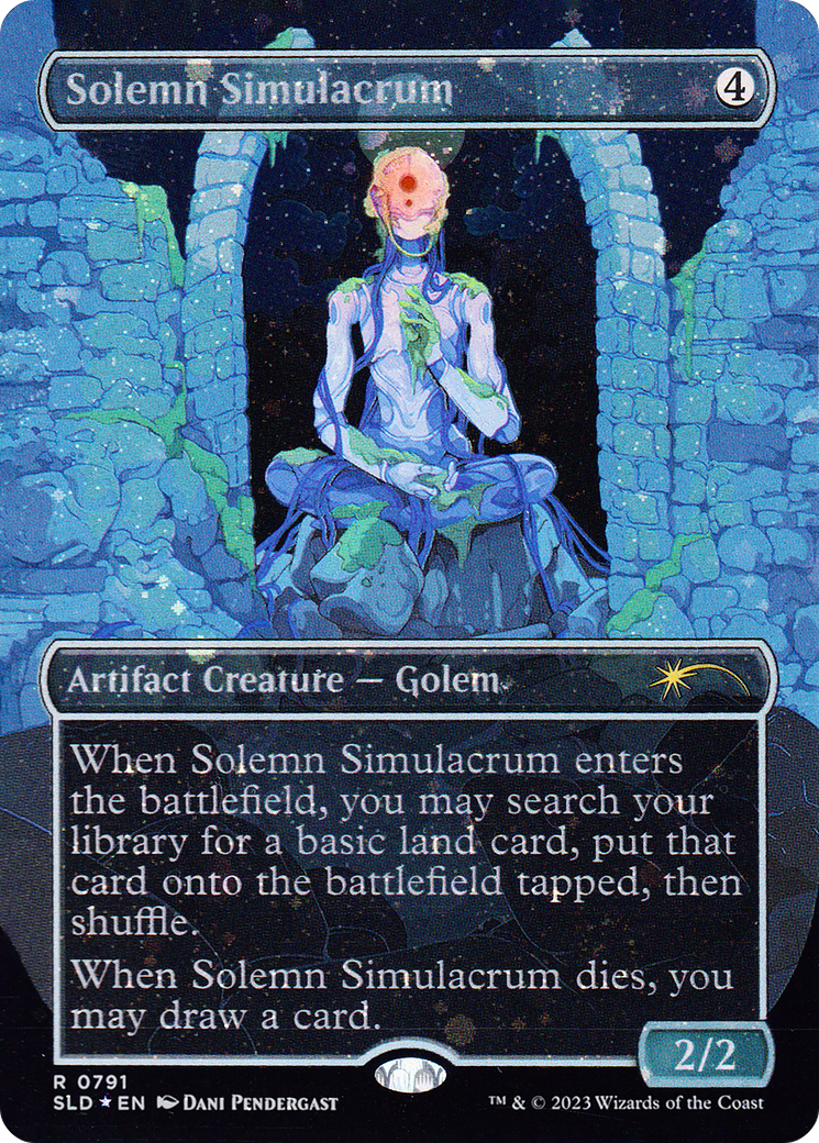 Solemn Simulacrum (1725) (Rainbow Foil) [Secret Lair Drop Series] | Jack's On Queen