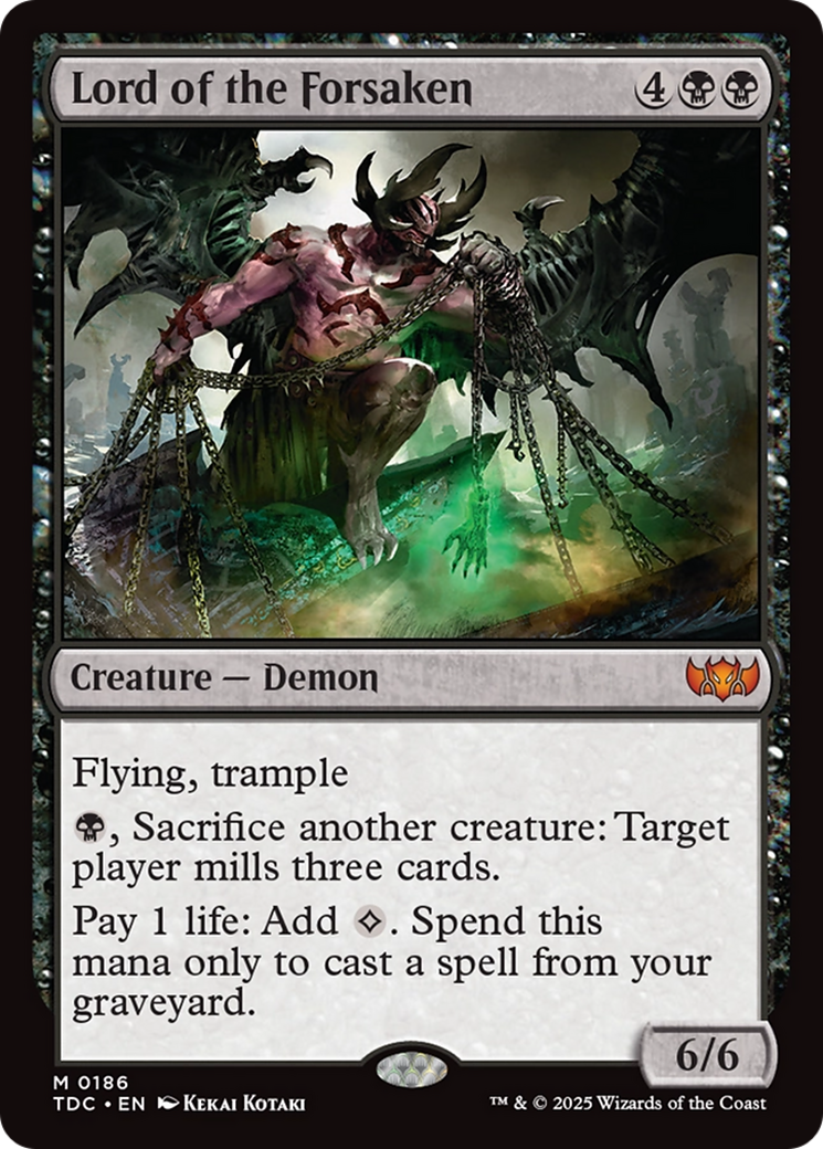 Lord of the Forsaken [Tarkir: Dragonstorm Commander] | Jack's On Queen