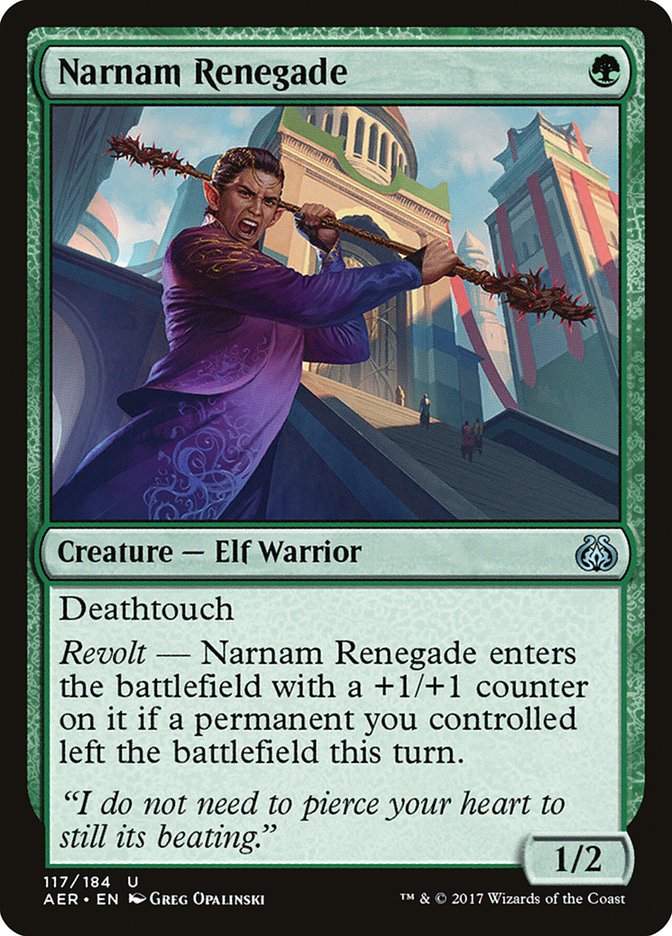 Narnam Renegade [Aether Revolt] | Jack's On Queen