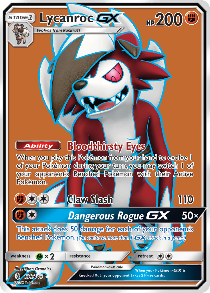 Lycanroc GX (138/145) [Sun & Moon: Guardians Rising] | Jack's On Queen