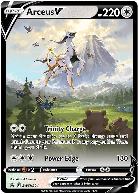 Arceus V (SWSH204) [Sword & Shield: Black Star Promos] | Jack's On Queen