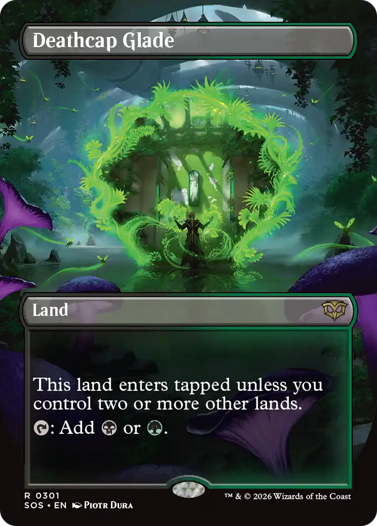 Deathcap Glade (Borderless) [Secrets of Strixhaven] | Jack's On Queen