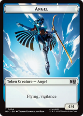 Angel (004) // Vibranium (015) Double-Sided Token [Marvel Super Heroes Commander Tokens] | Jack's On Queen