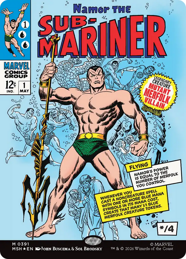 Namor The Sub-Mariner (Borderless) [Marvel Super Heroes] | Jack's On Queen