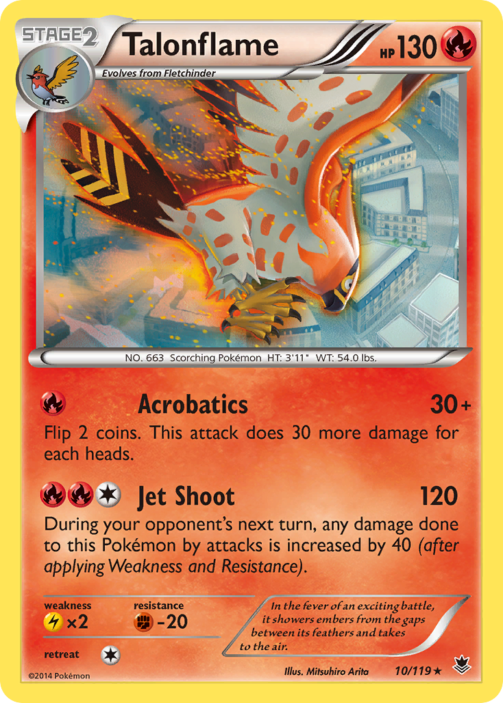 Talonflame (10/119) [XY: Phantom Forces] | Jack's On Queen