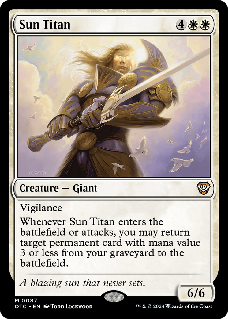 Sun Titan [Outlaws of Thunder Junction Commander] | Jack's On Queen