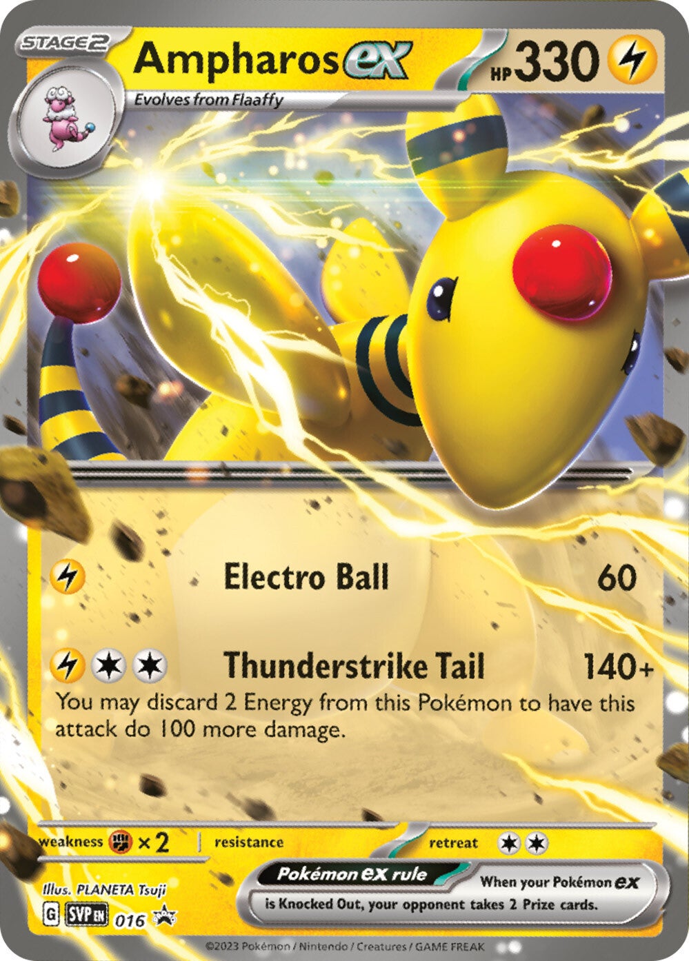 Ampharos ex (016) [Scarlet & Violet: Black Star Promos] | Jack's On Queen