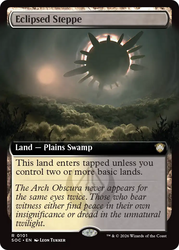 Eclipsed Steppe (Extended Art) [Secrets of Strixhaven Commander] | Jack's On Queen