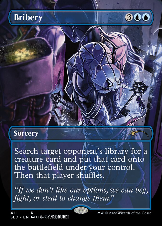Bribery (Borderless) [Secret Lair Drop Series] | Jack's On Queen