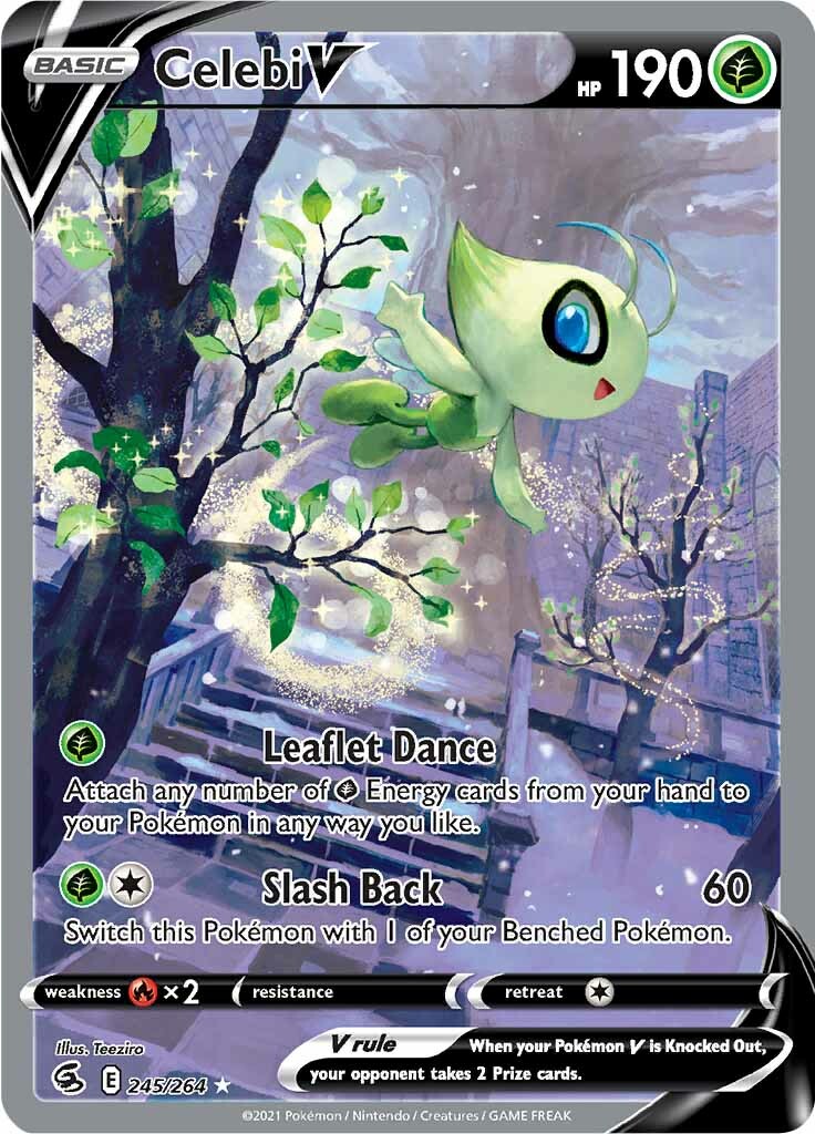 Celebi V (245/264) [Sword & Shield: Fusion Strike] | Jack's On Queen