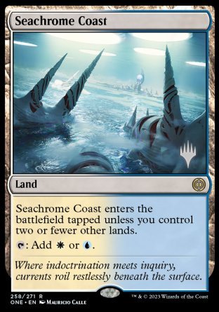 Seachrome Coast (Promo Pack) [Phyrexia: All Will Be One Promos] | Jack's On Queen