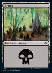 Swamp (485) (Foil Etched) [Modern Horizons 2] | Jack's On Queen