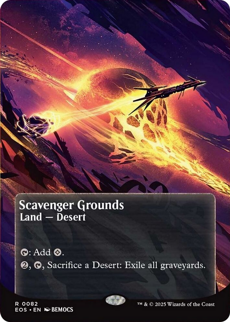 Scavenger Grounds (0082) (Borderless) [Edge of Eternities: Stellar Sights] | Jack's On Queen