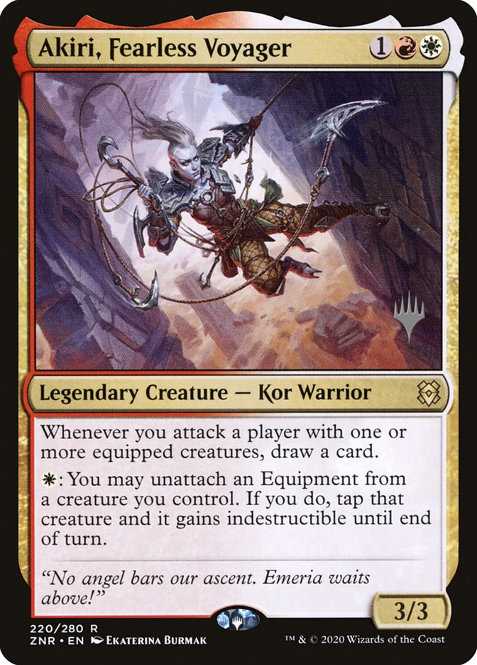 Akiri, Fearless Voyager (Promo Pack) [Zendikar Rising Promos] | Jack's On Queen