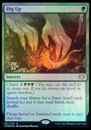 Dig Up [Innistrad: Crimson Vow Prerelease Promos] | Jack's On Queen