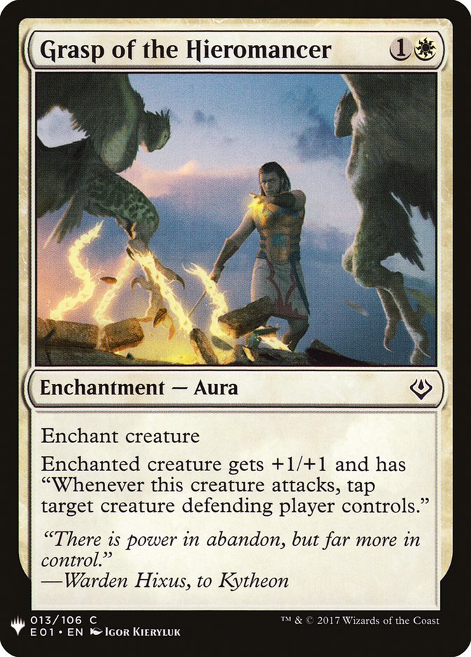 Grasp of the Hieromancer [Mystery Booster] | Jack's On Queen