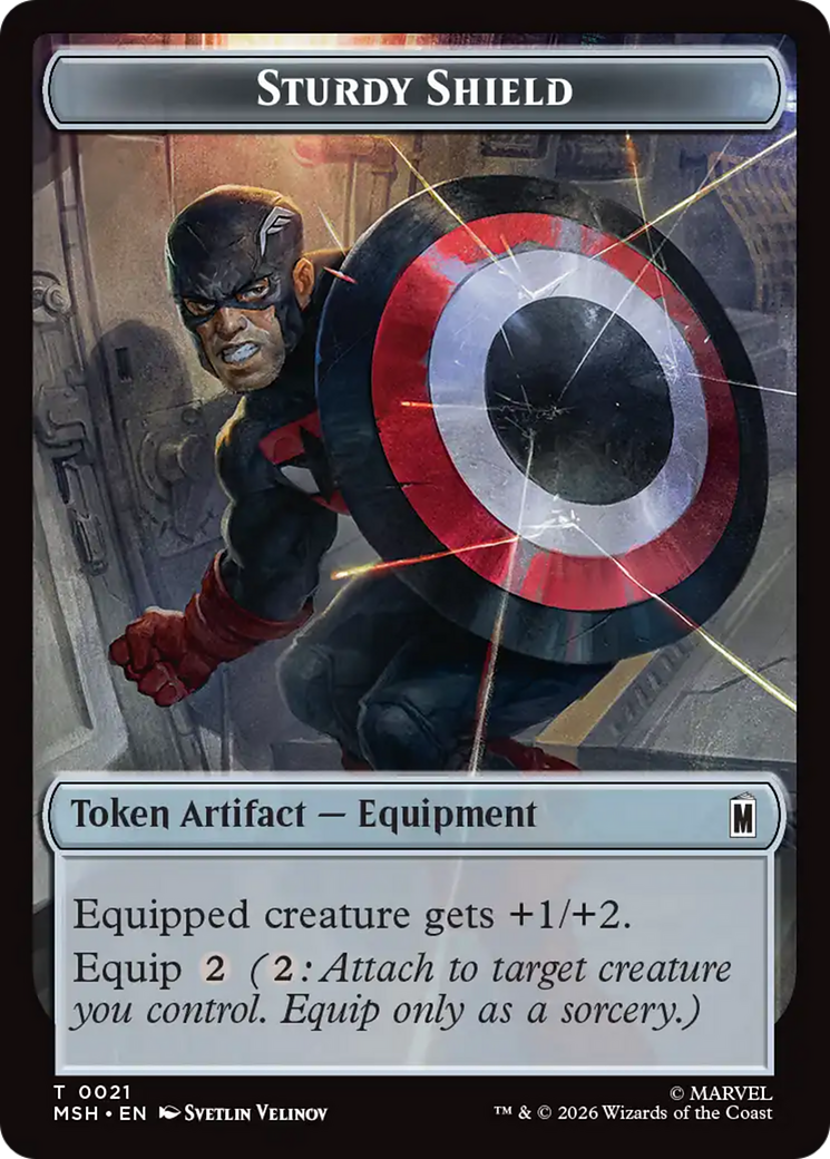 The Tiger God // Sturdy Shield Double-Sided Token [Marvel Super Heroes Tokens] | Jack's On Queen