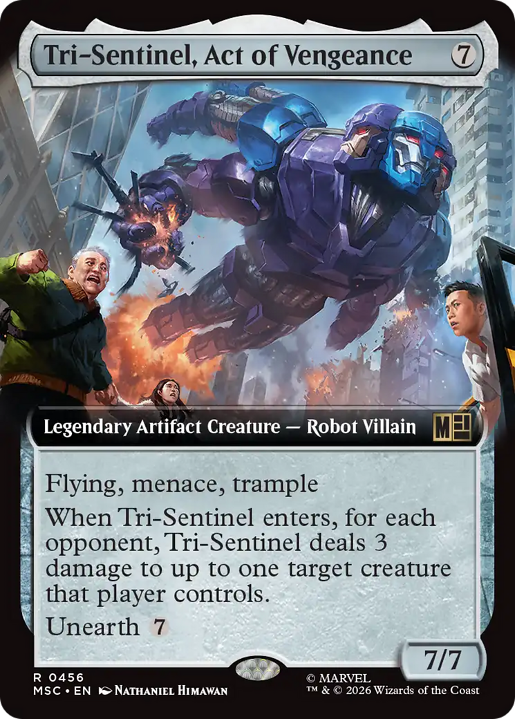 Tri-Sentinel, Act of Vengeance (Extended Art) [Marvel Super Heroes Commander] | Jack's On Queen