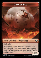 Eldrazi // Dragon Egg Double-Sided Token [Commander Masters Tokens] | Jack's On Queen
