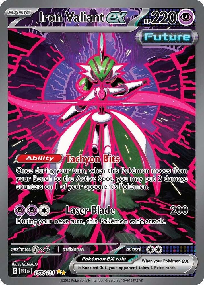 Iron Valiant ex (157/131) [Scarlet & Violet: Prismatic Evolutions] | Jack's On Queen