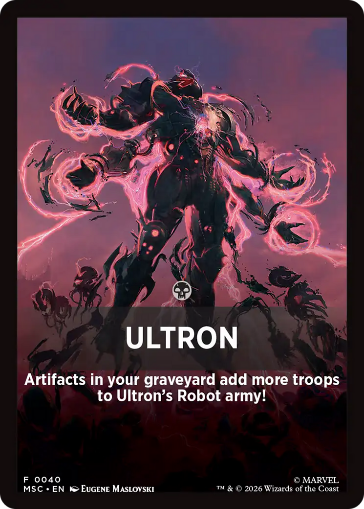 Ultron Theme Card [Marvel Super Heroes Commander] | Jack's On Queen