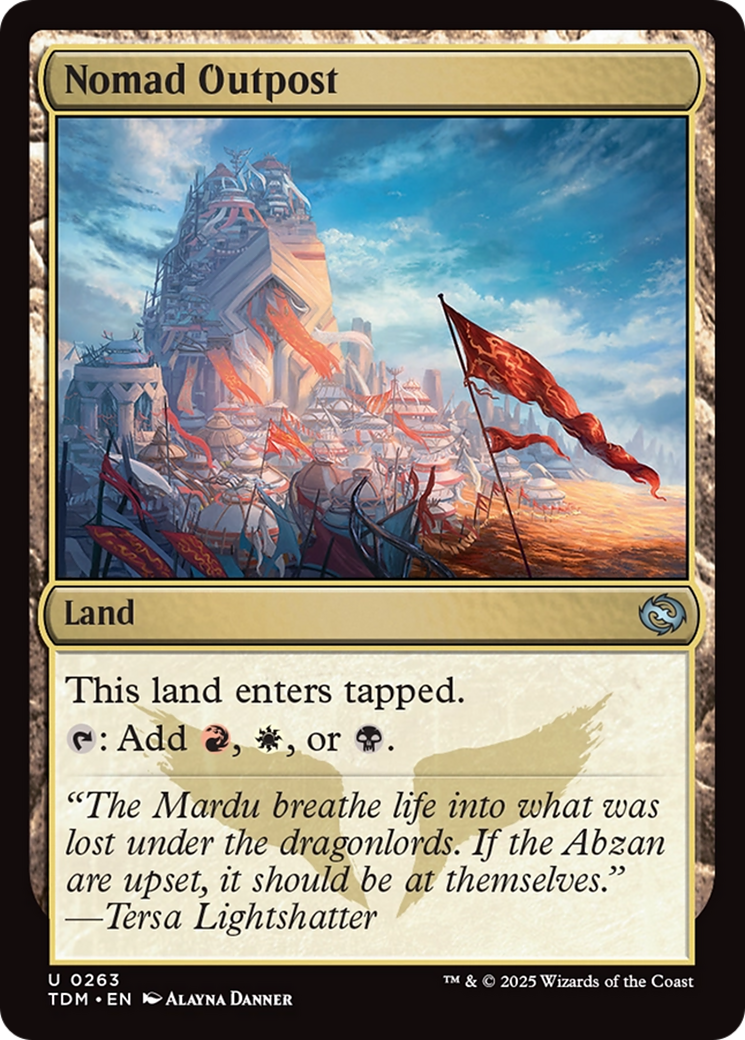 Nomad Outpost [Tarkir: Dragonstorm] | Jack's On Queen