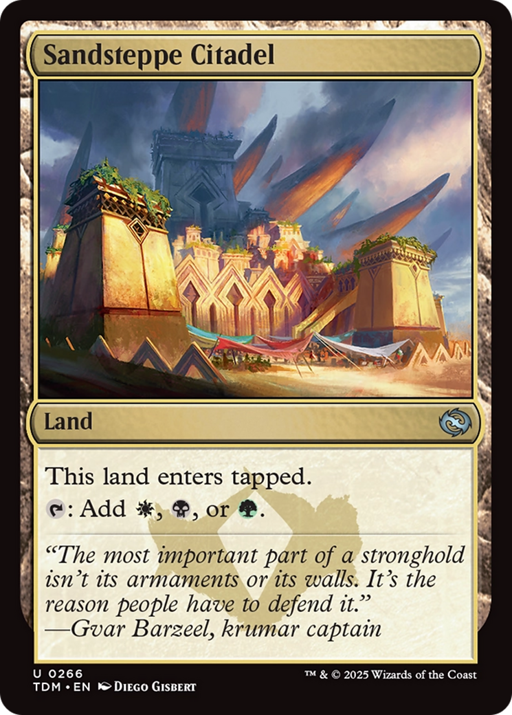 Sandsteppe Citadel [Tarkir: Dragonstorm] | Jack's On Queen
